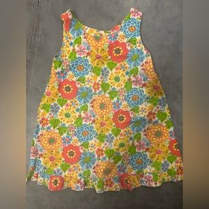 Vintage Floral Kids 70’s Dress